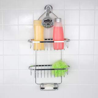 Home Basics Shower Caddy in Chrome SC10135