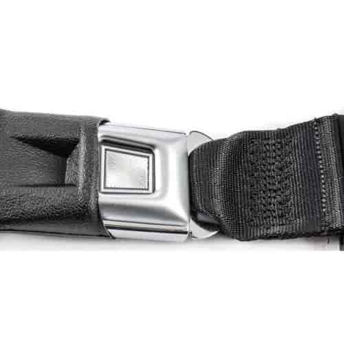 JEGS 70071 2-Point Retractable Seat Belt Sleeve Length: 12 in. Belt Extended Len