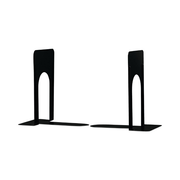 Universal Economy 2pc Bookends Standard 5 7 8 X 8 1 4 X 9 Heavy Gauge Steel