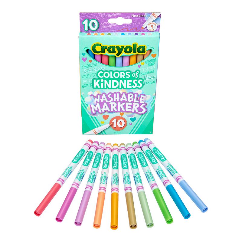 Crayola 10-ct. Colors of Kindness Fine Line Washable Markers