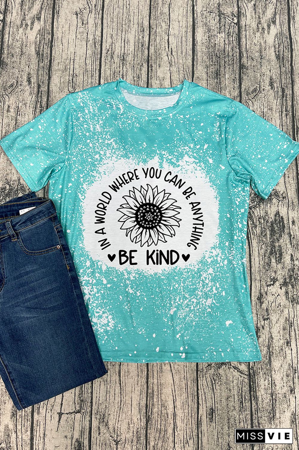 In A World Where You Can BE Anything Be Kind Graphic Tee Wholesale