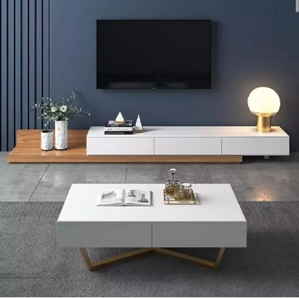 JASIWAY High Quality Living Room Furniture Wooden MDF Modern TV Stand