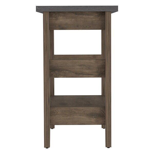 Estes Park Composite Wood Indoor Modern Side Table