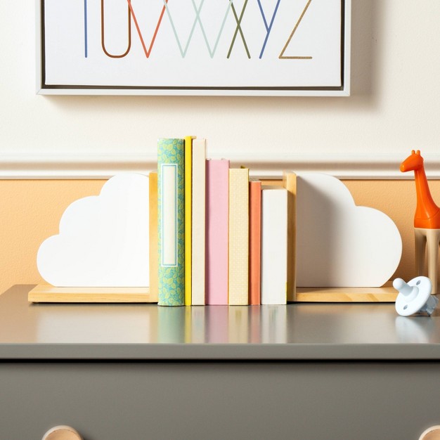 Cloud Bookends White