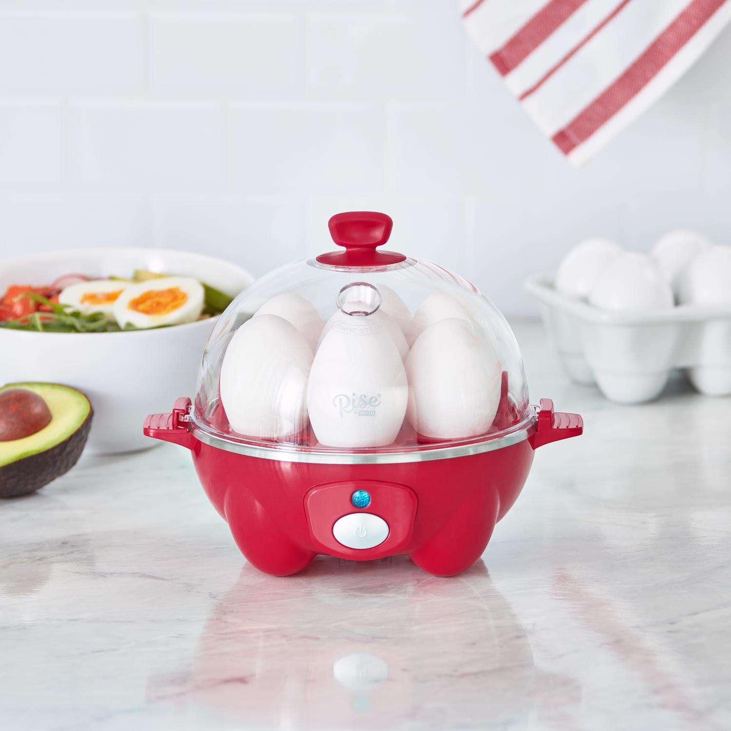 Rise by Dash Red Egg Cooker