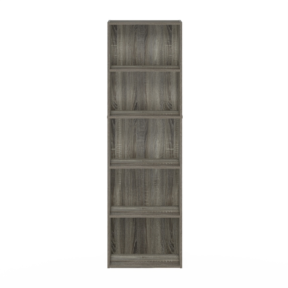 Porch   Den Hollygrove Reversible Color 5 tier Open Shelf Bookcase