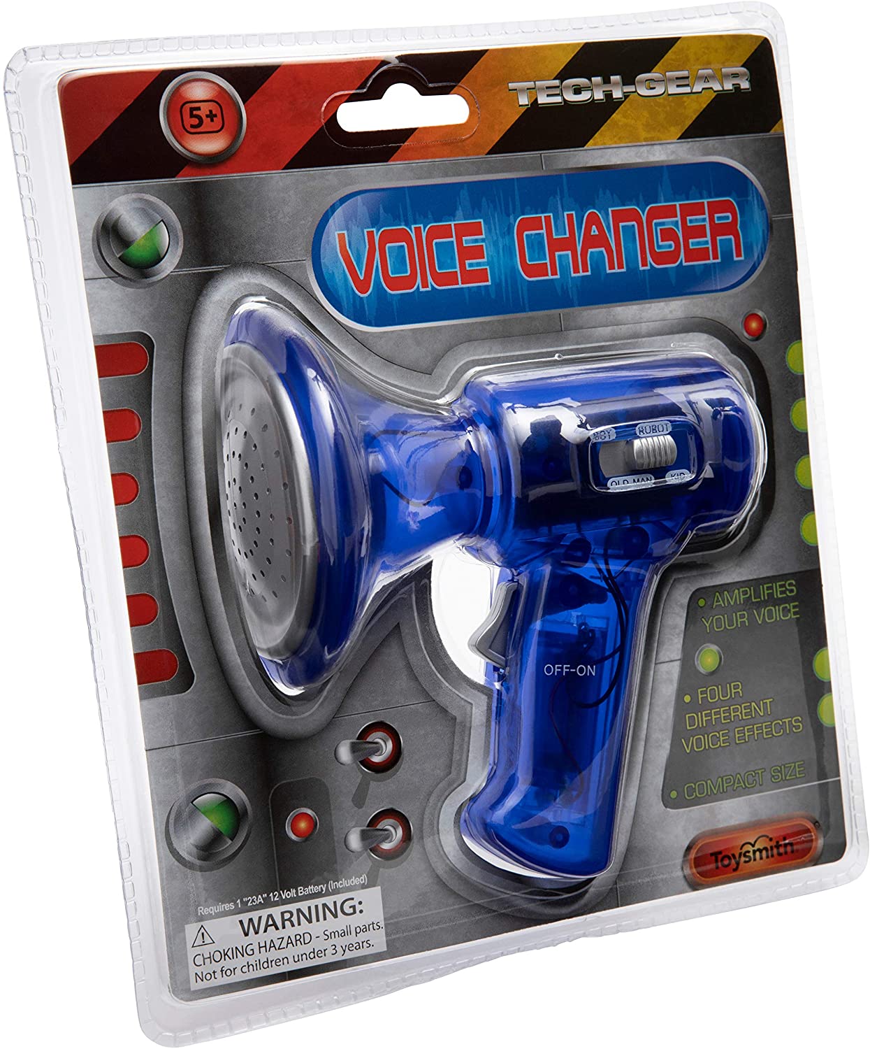 Toysmith Tech Gear Multi Voice Changer (6.5-Inch Various Colors)