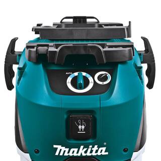 Makita 11 Gal. WetDry HEPA Filter Dust ExtractorVacuum with bonus 15.5 in. Medium Interlocking Tool Box VC4210L197211-7