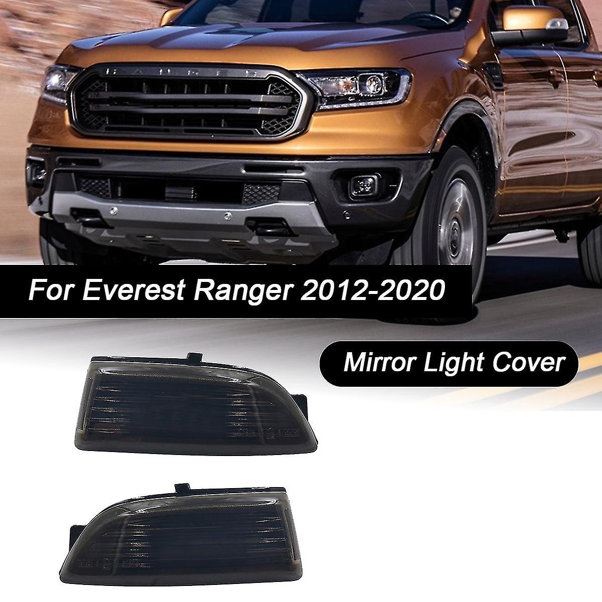 Left+right Rearview Mirror Light Cover Indicator Turn Signal Lamp Cover For Everest 2012-2020(witho