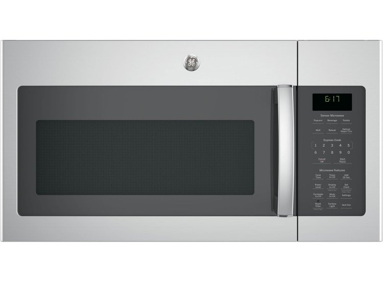 GE 1.7 Cu. Ft. Stainless Steel Over-The-Range Sensor Microwave Oven