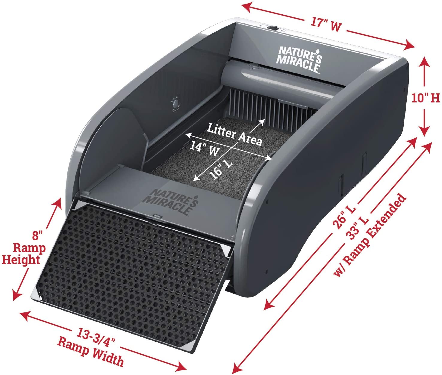 Nature's Miracle Multi-Cat Self-Cleaning Litter Box (NMA980)