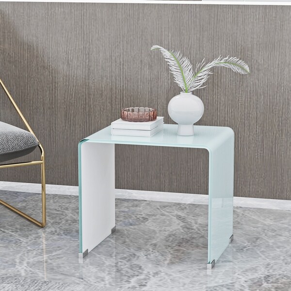 Whole Tempered Glass Side Table