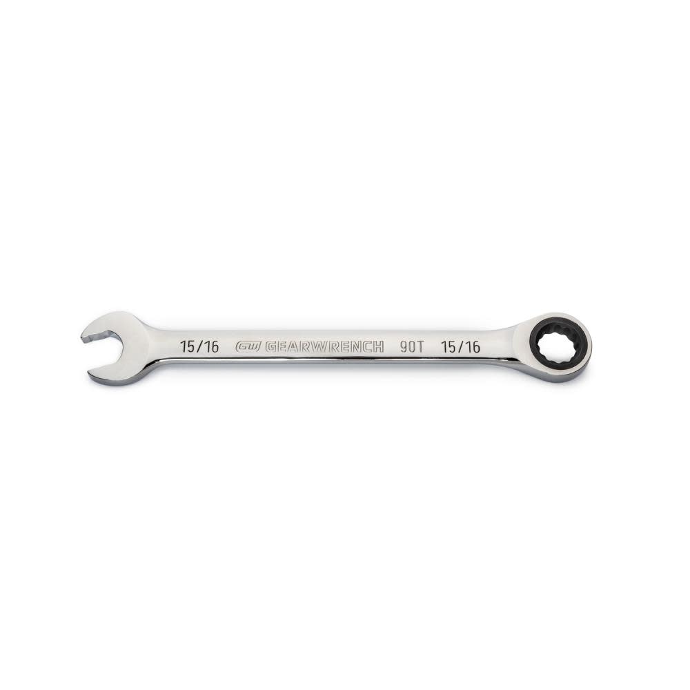 15/16 90T 12 Point Ratcheting Combination Wrench