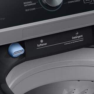  4.7 cu.ft. Large Capacity Smart Top Load Washer with Active WaterJet in Brushed Black WA47CG3500AV