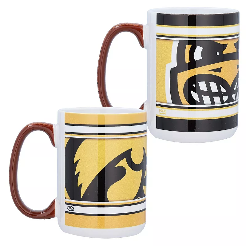 Iowa Hawkeyes 15oz. Home and Away 2-Pack Mug Set