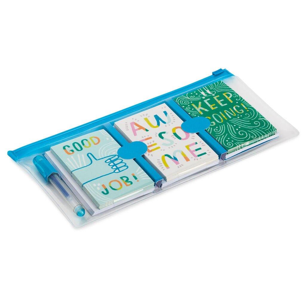 Hallmark  Assorted Mini Blank Note Cards With Pen, Pack of 18