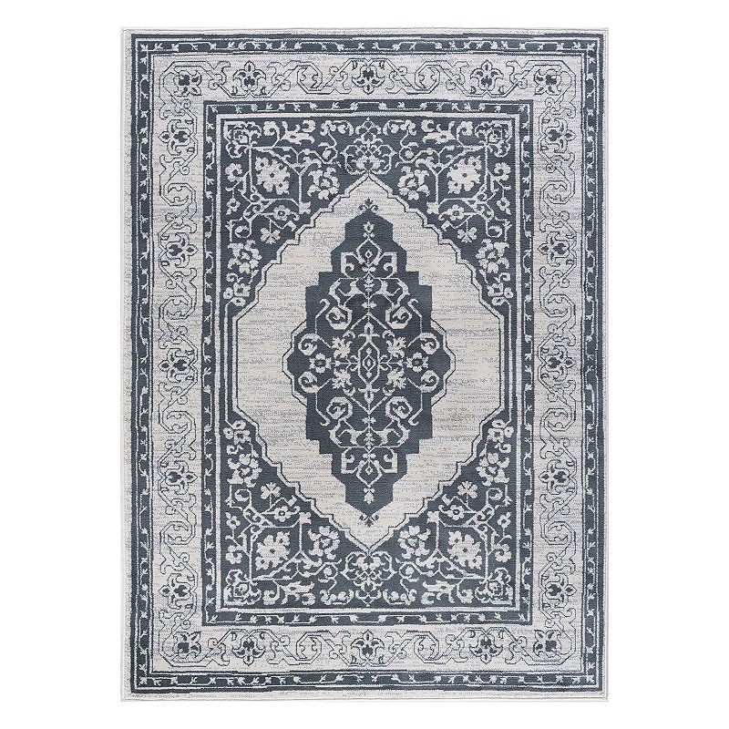 KHL Rugs Kerr Traditional Framed Floral Rug