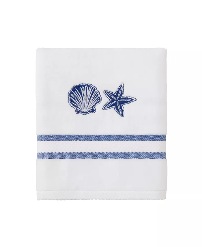 Avanti Ibiza Shells Embroidered Cotton 4-Pc. Bath Towel Set