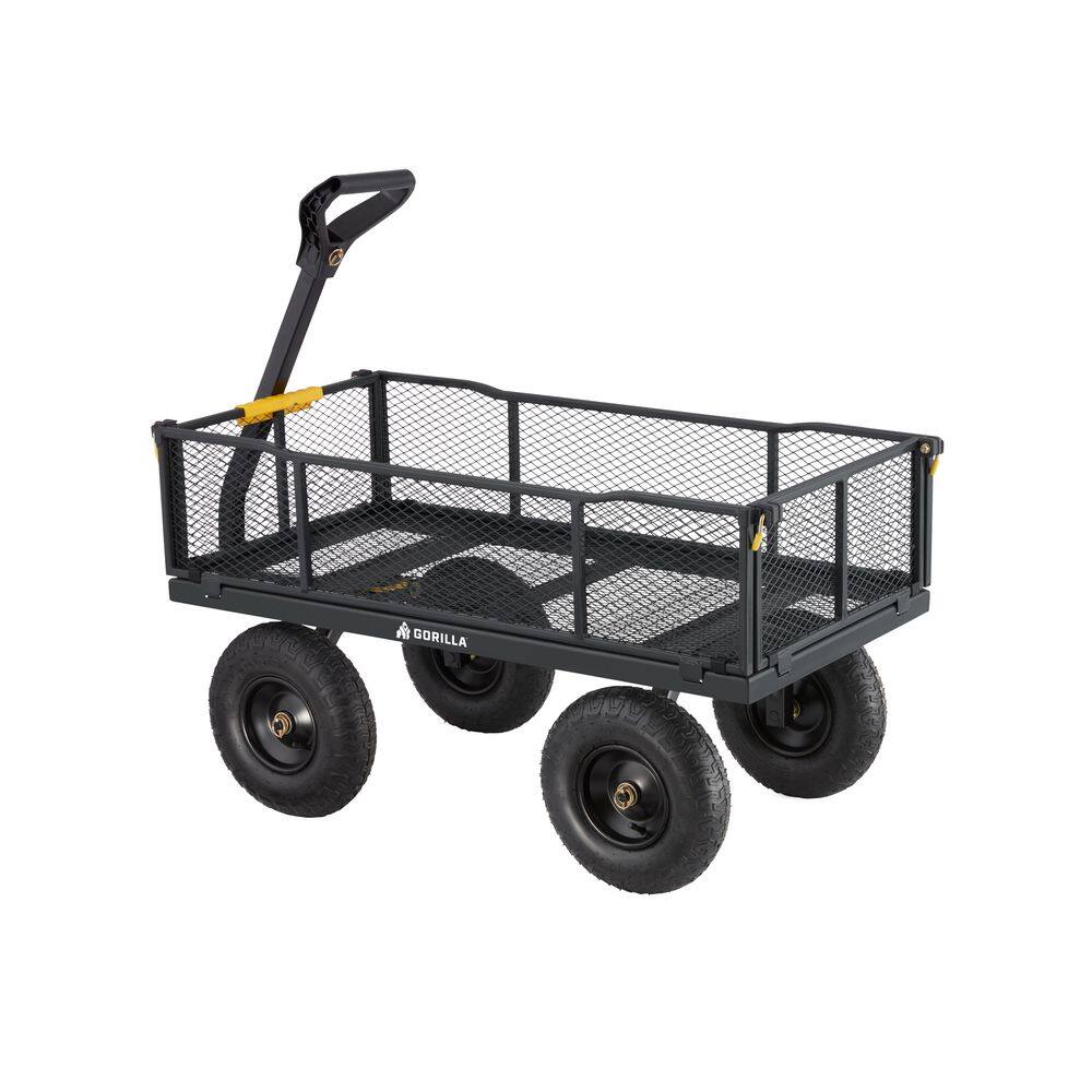 GORILLA CARTS 6 cu. ft. Steel Utility Garden Cart GCG-1200