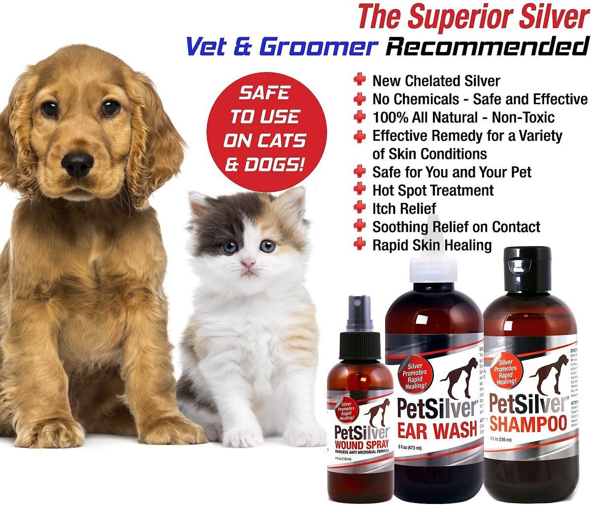 PetSilver Wound Spray for Dogs and Cats