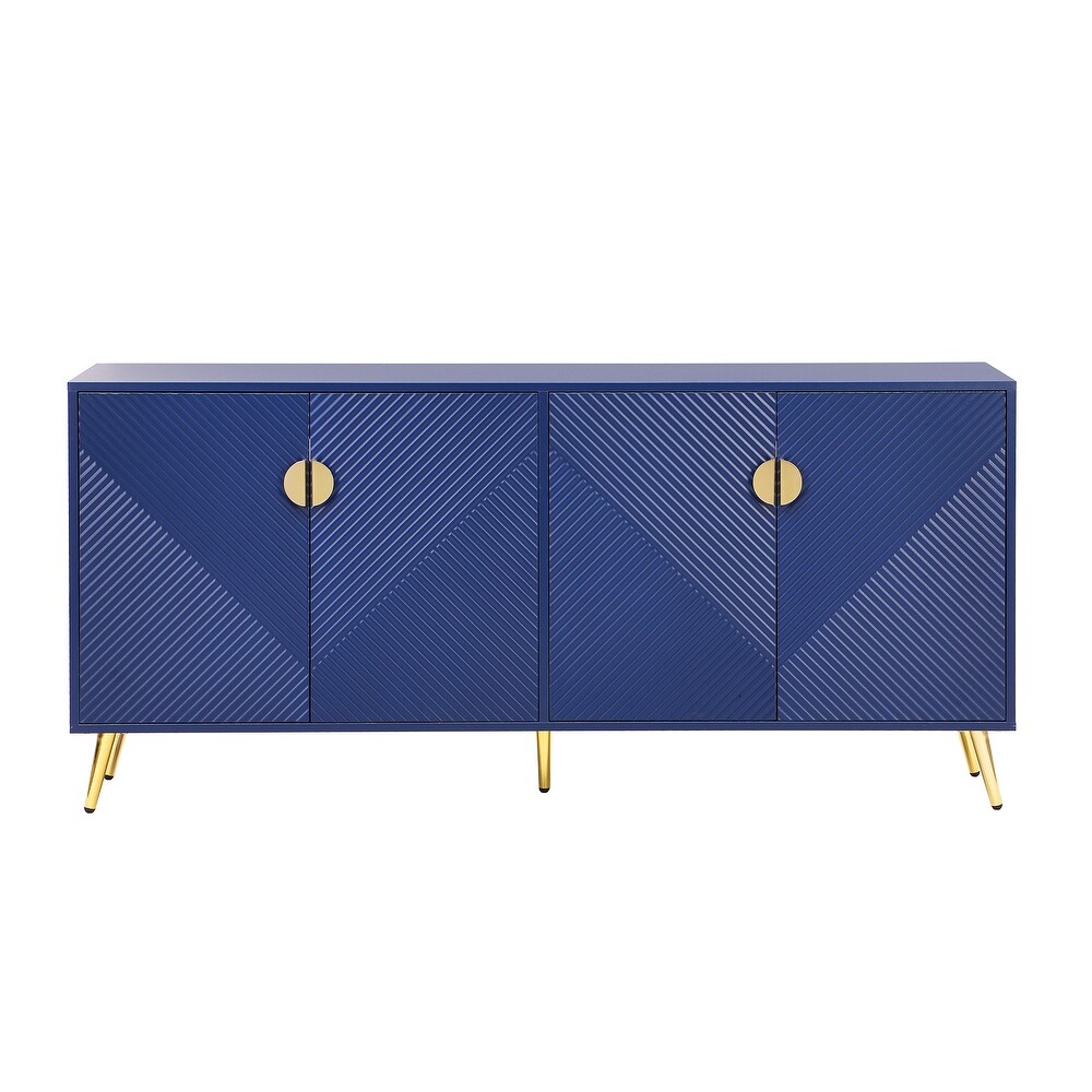 MDF Modern Sideboard with Metal Handle