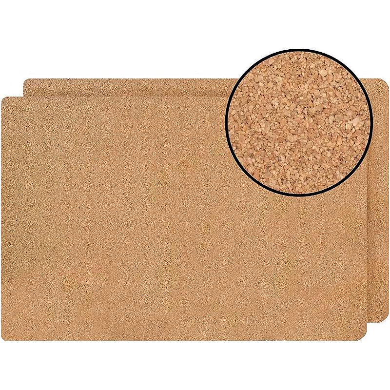 Dainty Home Marble Cork 12 x 18 Placemats Set Of 2