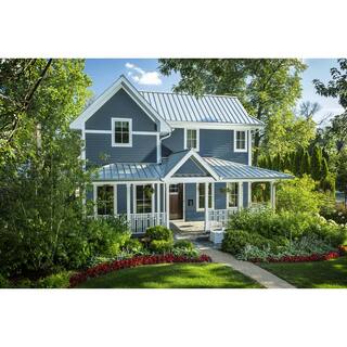 James Hardie Hardie Trim HZ10 34 in. x 5.5 in. x 144 in. Primed Fiber Cement Rustic Grain Batten Board 216661