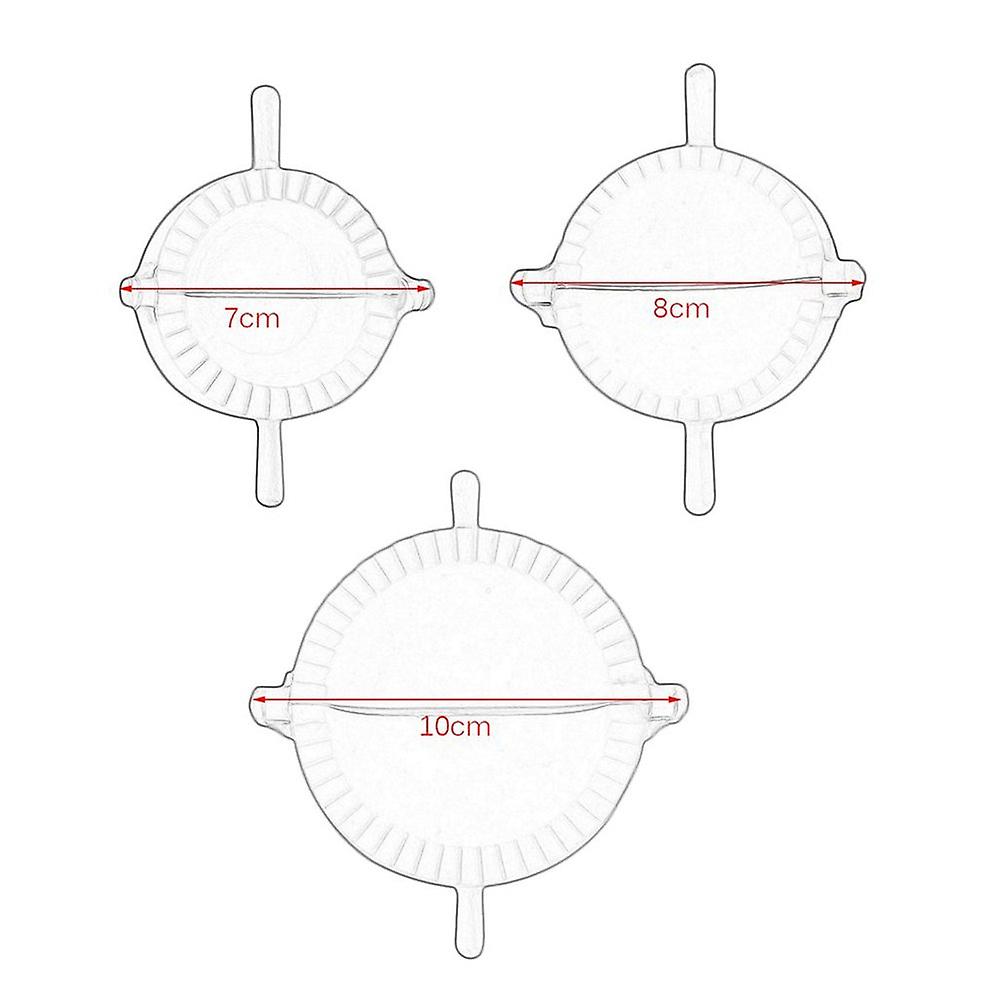 3pcs Dumpling Mold Pierogi Turnover Ravioli Empanada Dough Press Mould Maker