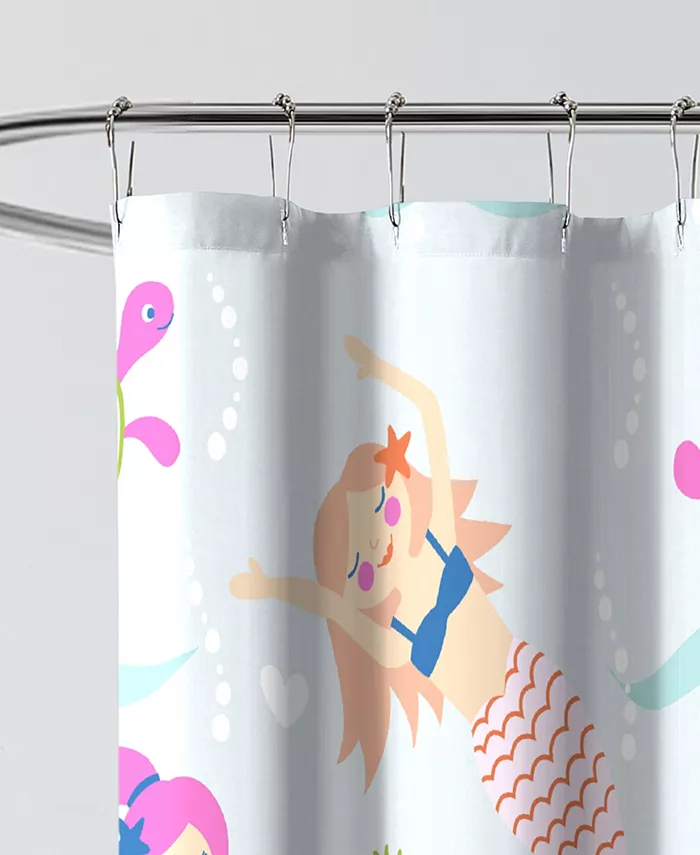 Macys Dream Factory Mermaid Dreams 72 x 72 Shower Curtain