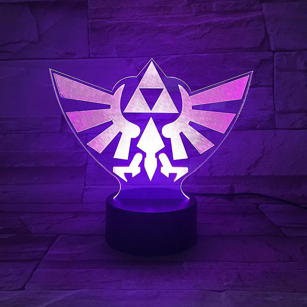 Night Lights Ambient Lighting Lengend Of Zelda 3d Led Night Light Kids Bedroom Table Lamp