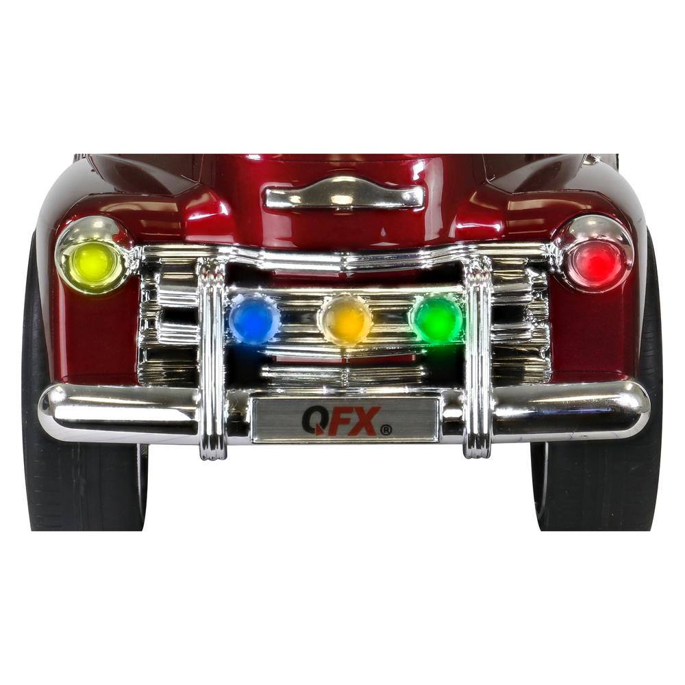 QFX Retro Chevy Truck Portable Bluetooth Speaker (Red) BT-1953-RED