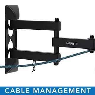 mount-it! TV Wall Mount and AV Shelf Combo for 23 in. to 55 in. Screens MI-894