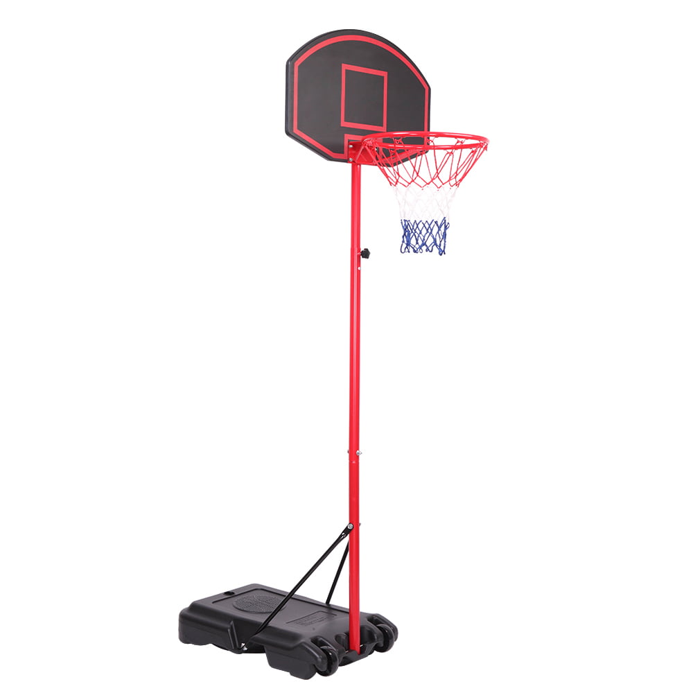 Ktaxon Portable Kids Basketball Hoop， 5.2ft -7.2ft Height Adjustable