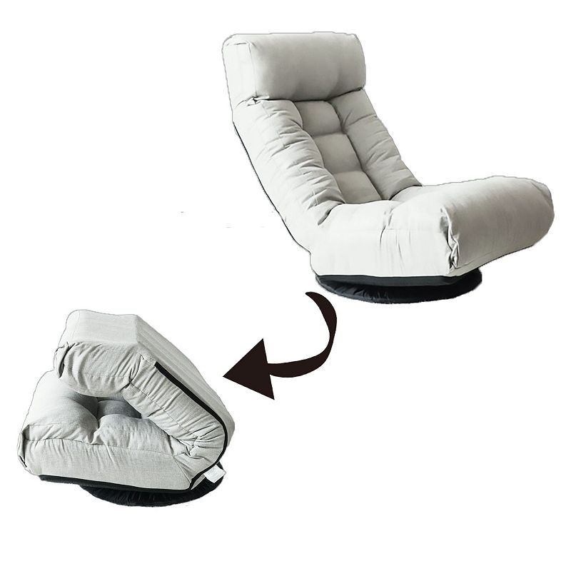 Adjustable Reclining Accent Rocking Chair Lazy Single Sofa With Footstool