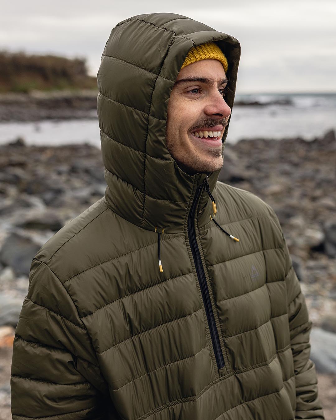 Crest Recycled Insulated Jacket - Khaki