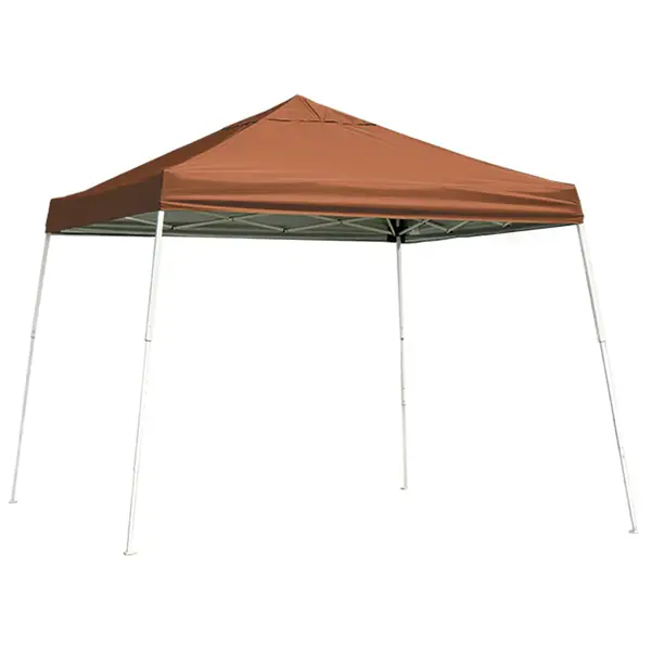 ShelterLogic 10'x10' Terracotta Sport Series Pop Up Slant Leg Canopy