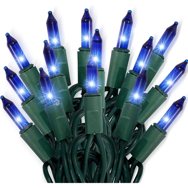 Joiedomi 2 Set Of 100 Count Blue Led Green Wire String Lights