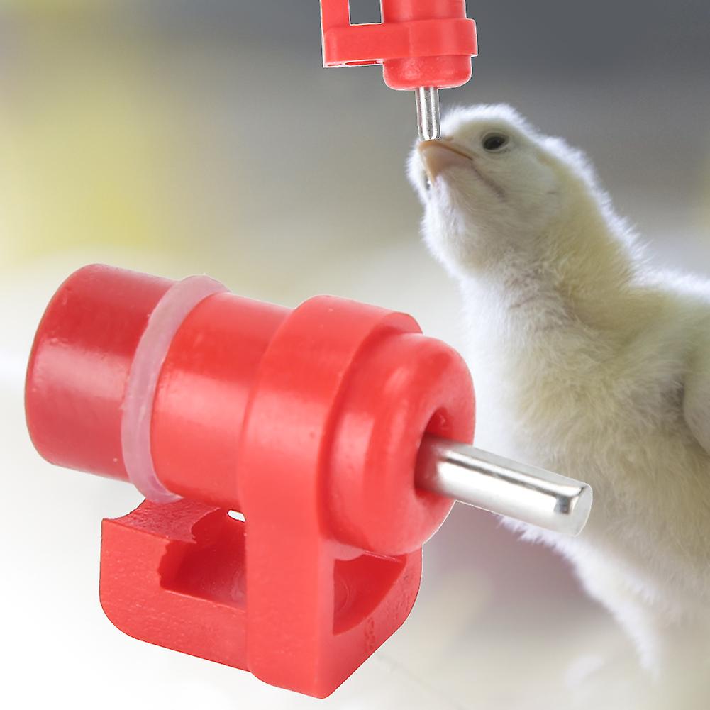 20pcs Chicken Automatic Drinker Buckle Type Poultry Waterer Drinking Nipple Farm Accessories