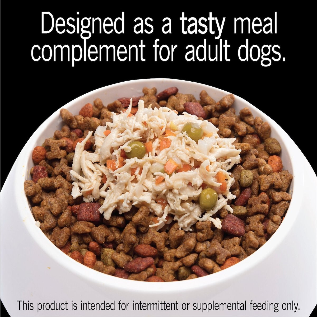 Cesar Simply Crafted Chicken， Carrots， Potatoes and Peas Limited-Ingredient Wet Dog Food Topper