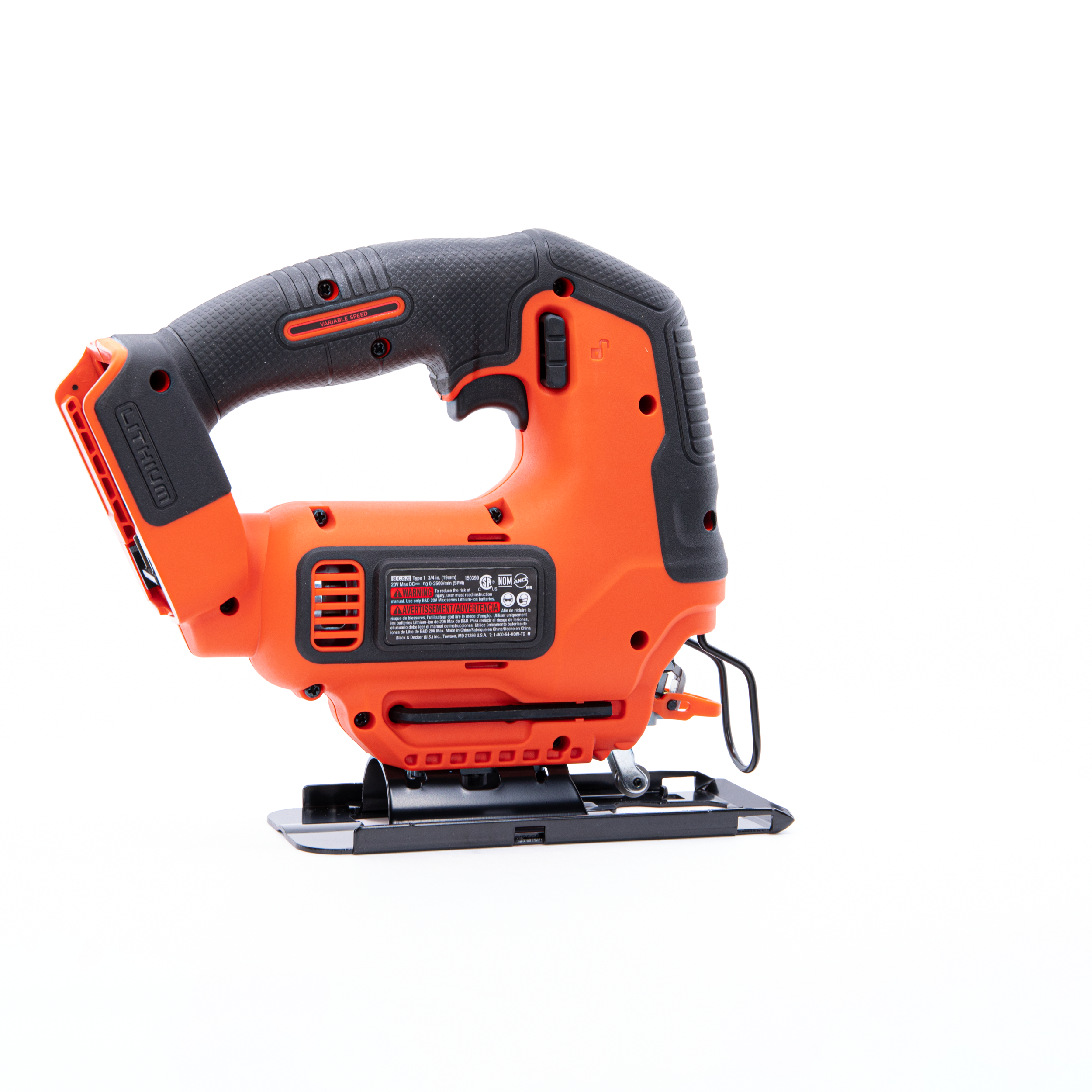 20V MAX* POWERCONNECT™ Cordless Jig Saw (Tool Only)