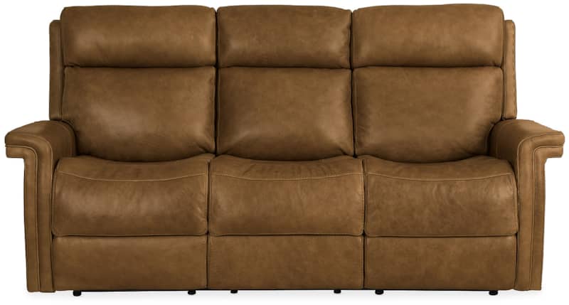 Hooker Furniture Living Room Poise Power Recliner Sofa With Power Headrest