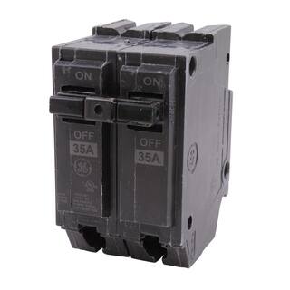 GE Q-Line 35 Amp 2 in. Double-Pole Circuit Breaker THQL2135