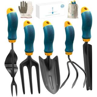 7-Piece Heavy-Duty Alloy Steel Garden Tool Set Garden Tool Set B07943XW96