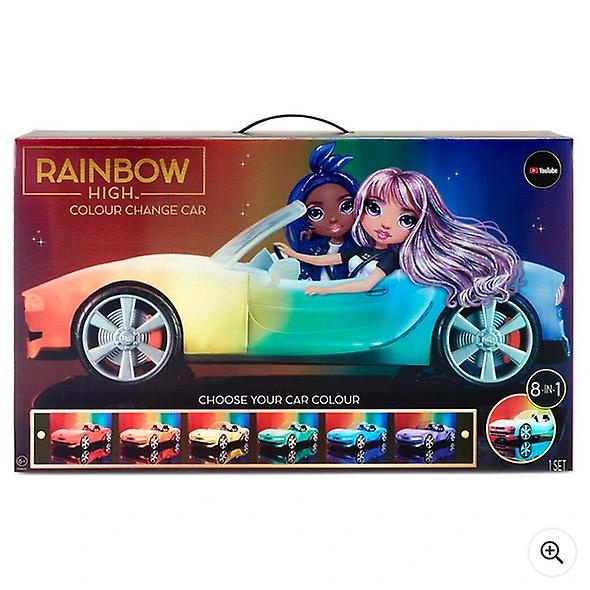 Rainbow high 8-in-1 colour change car