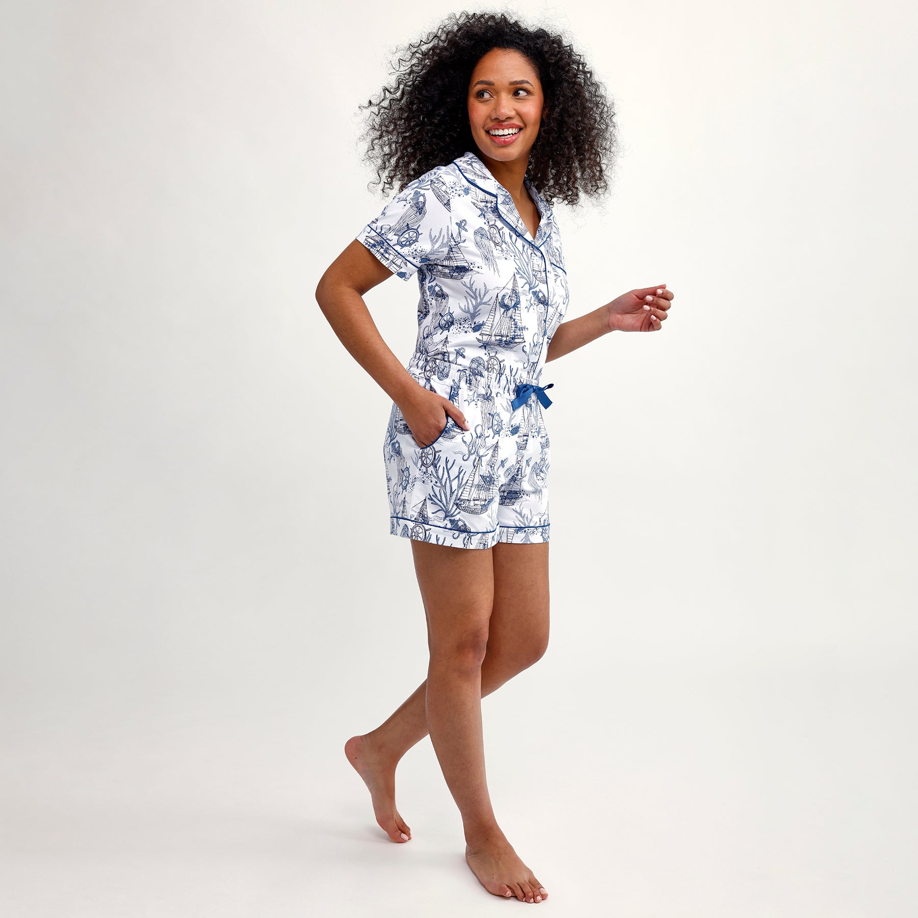 Short-Sleeved Pajama Set