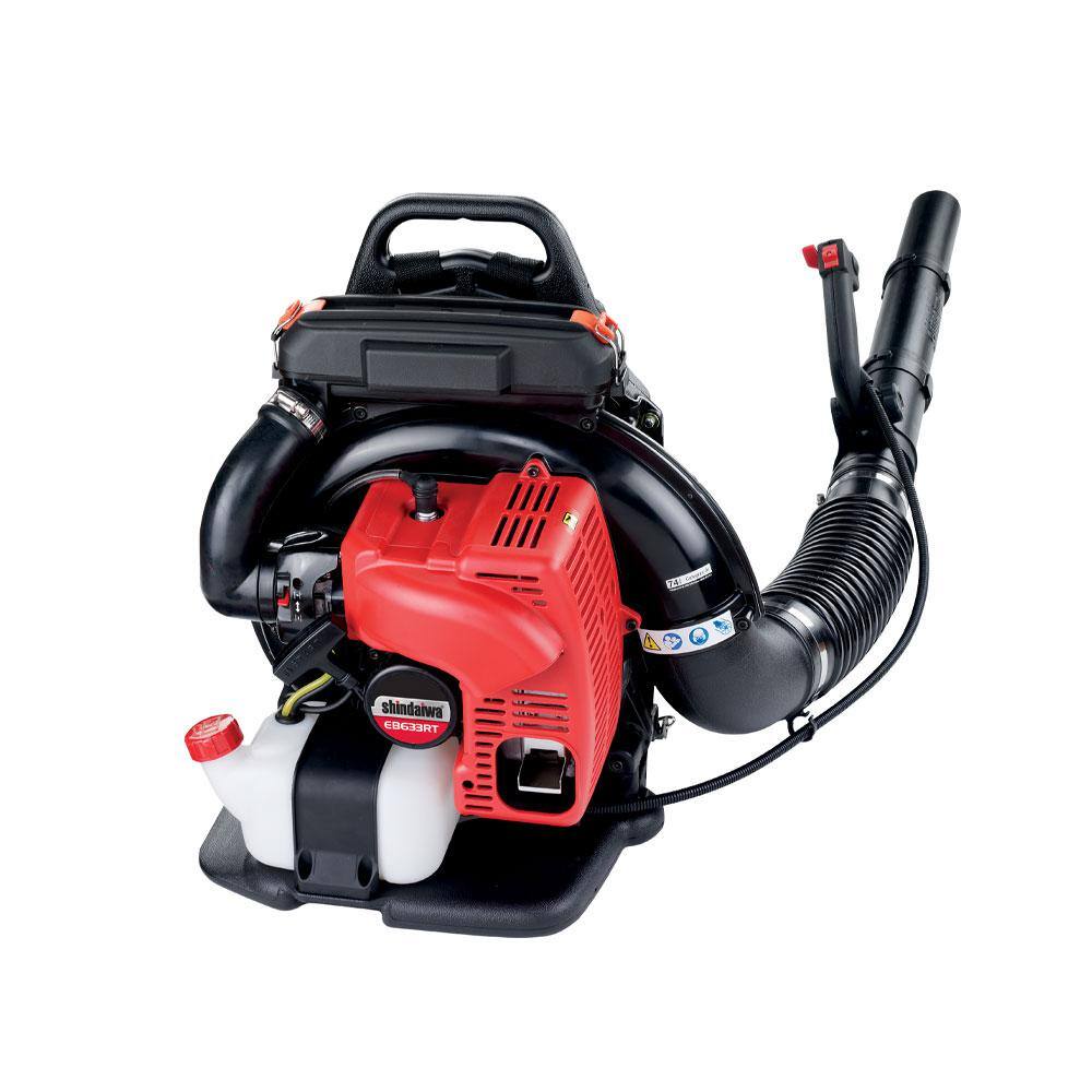 Shindaiwa 233 MPH 651 CFM 63.3 cc Gas 2-Stroke Cycle Backpack Leaf Blower with Tube Throttle EB633RT