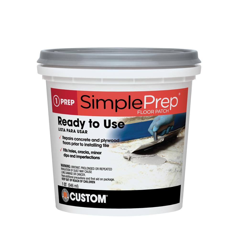 Custom Building Products SimplePrep 1 Qt. Pre-Mixed Floor Patch FPQT