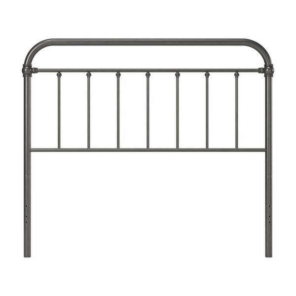 Hillsdale Furniture Kirkland Metal Headboard， Aged Pewter - - 33142603