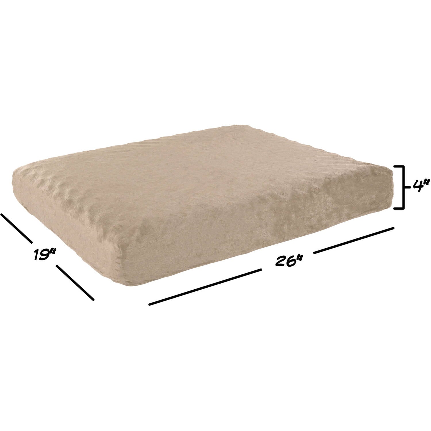 Petmaker Orthopedic Memory Foam Dog Bed， Medium