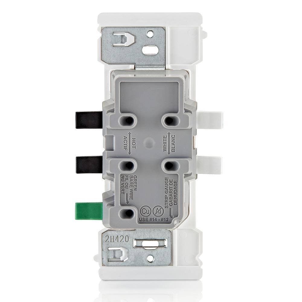 Leviton Decora Edge 15 Amp Tamper-Resistant Duplex Outlet 10-Pack White M02-E5325-0MW